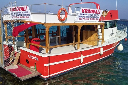 Kosovalı Tur Teknesi İzmir Çeşmealtı Balık Avı Turları ve Tekne Gezileri